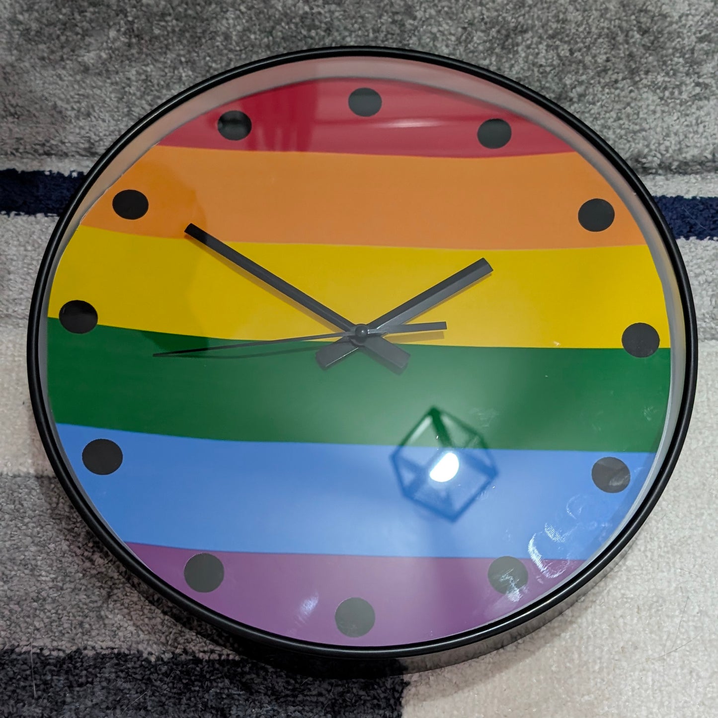 Gay Flag Clock