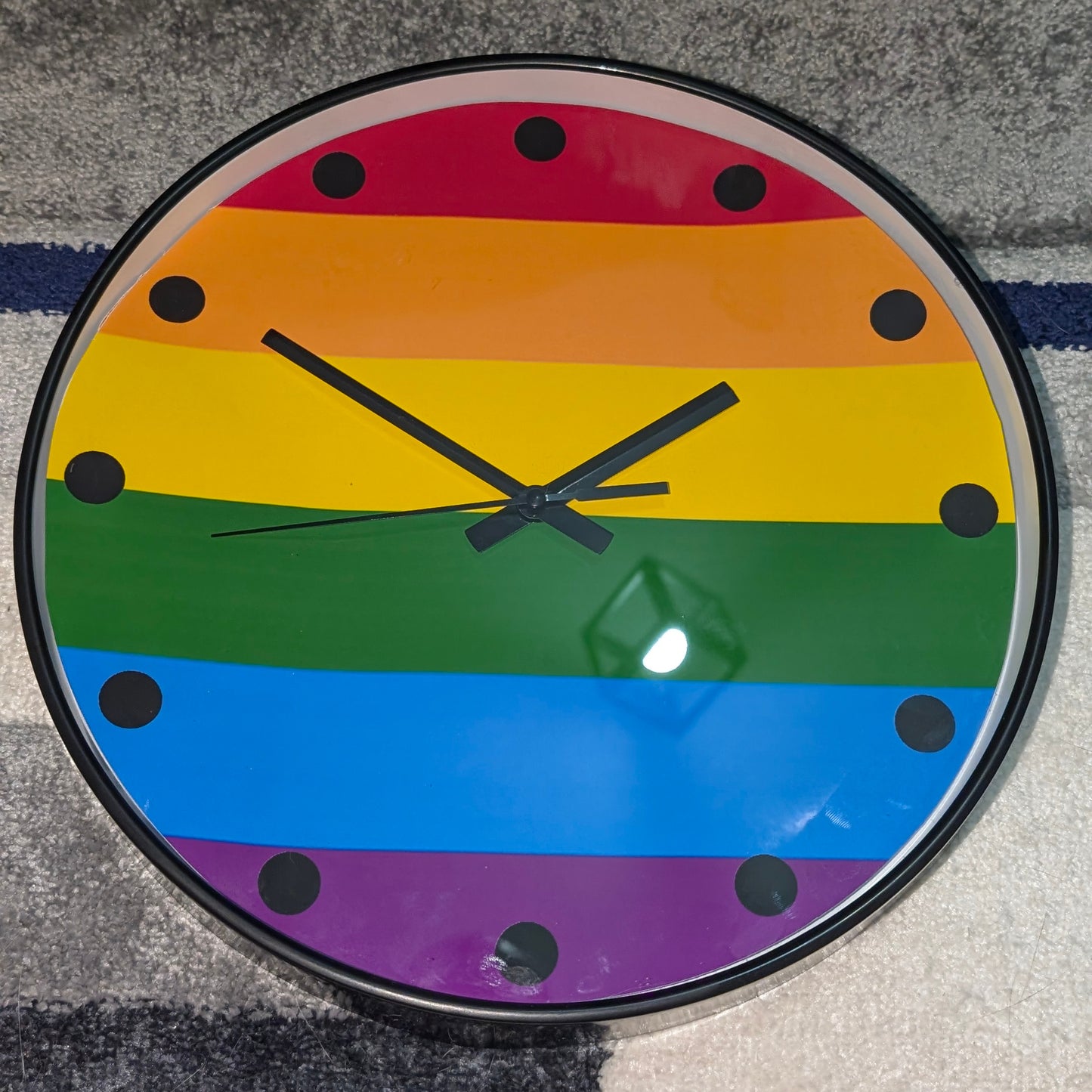 Gay Flag Clock
