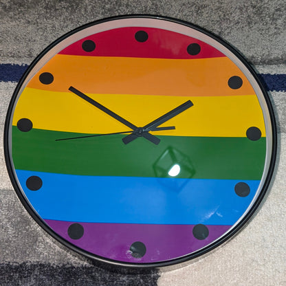Gay Flag Clock