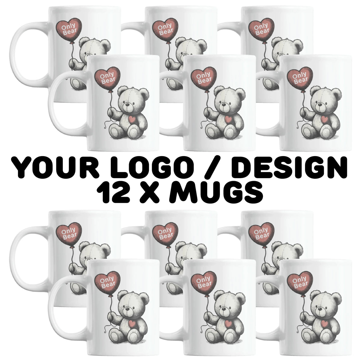 12 x MUG'S - Naughty Card