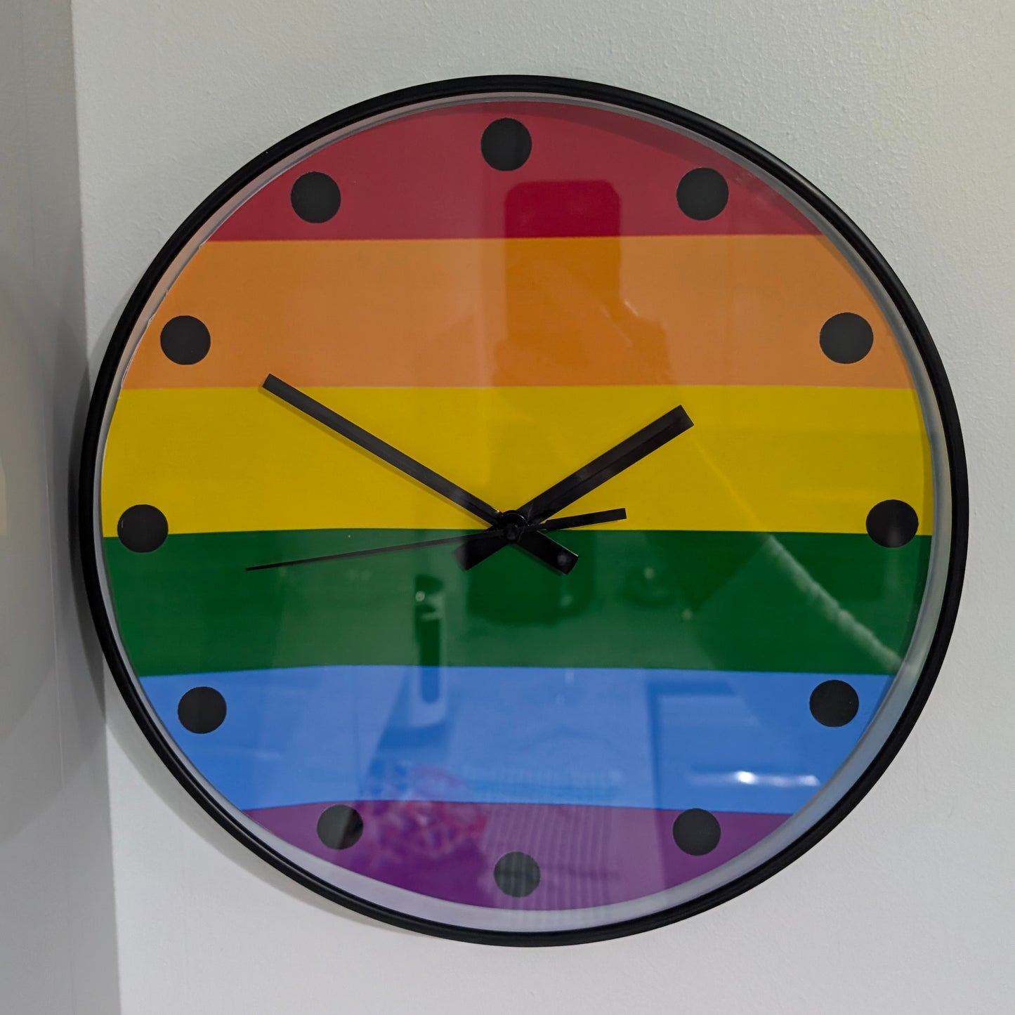 Gay Flag Clock