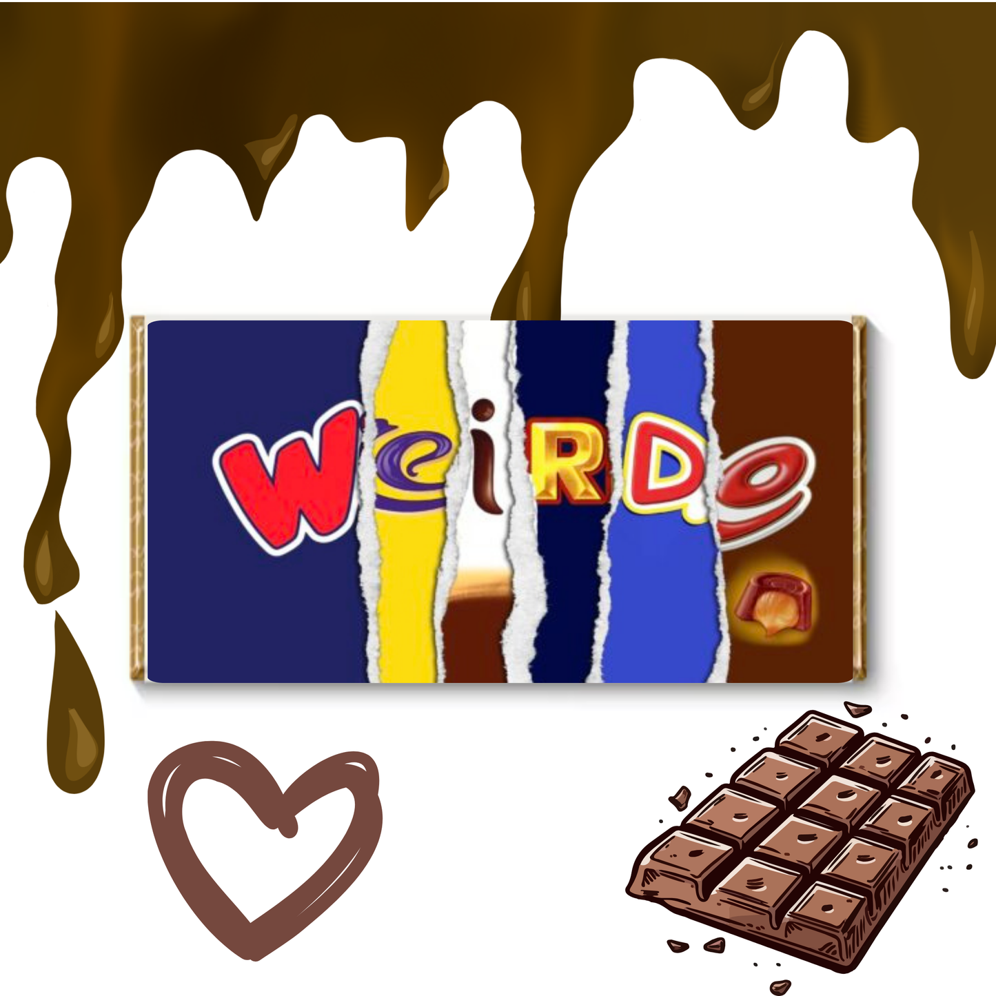 Weirdo Novelty Chocolate Bar