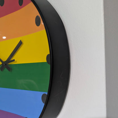 Gay Flag Clock