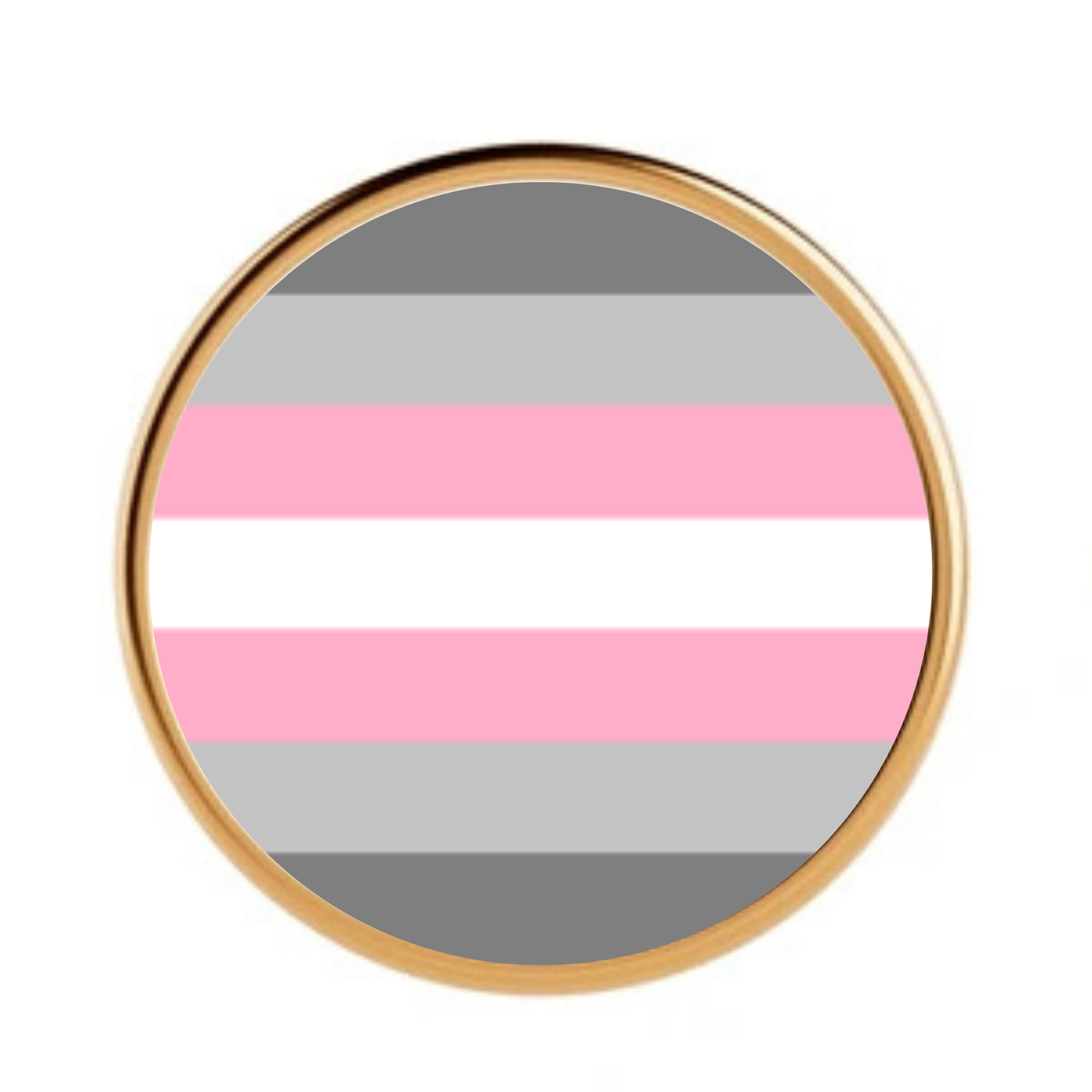 Demigirl Pride badge from Simply Smitten