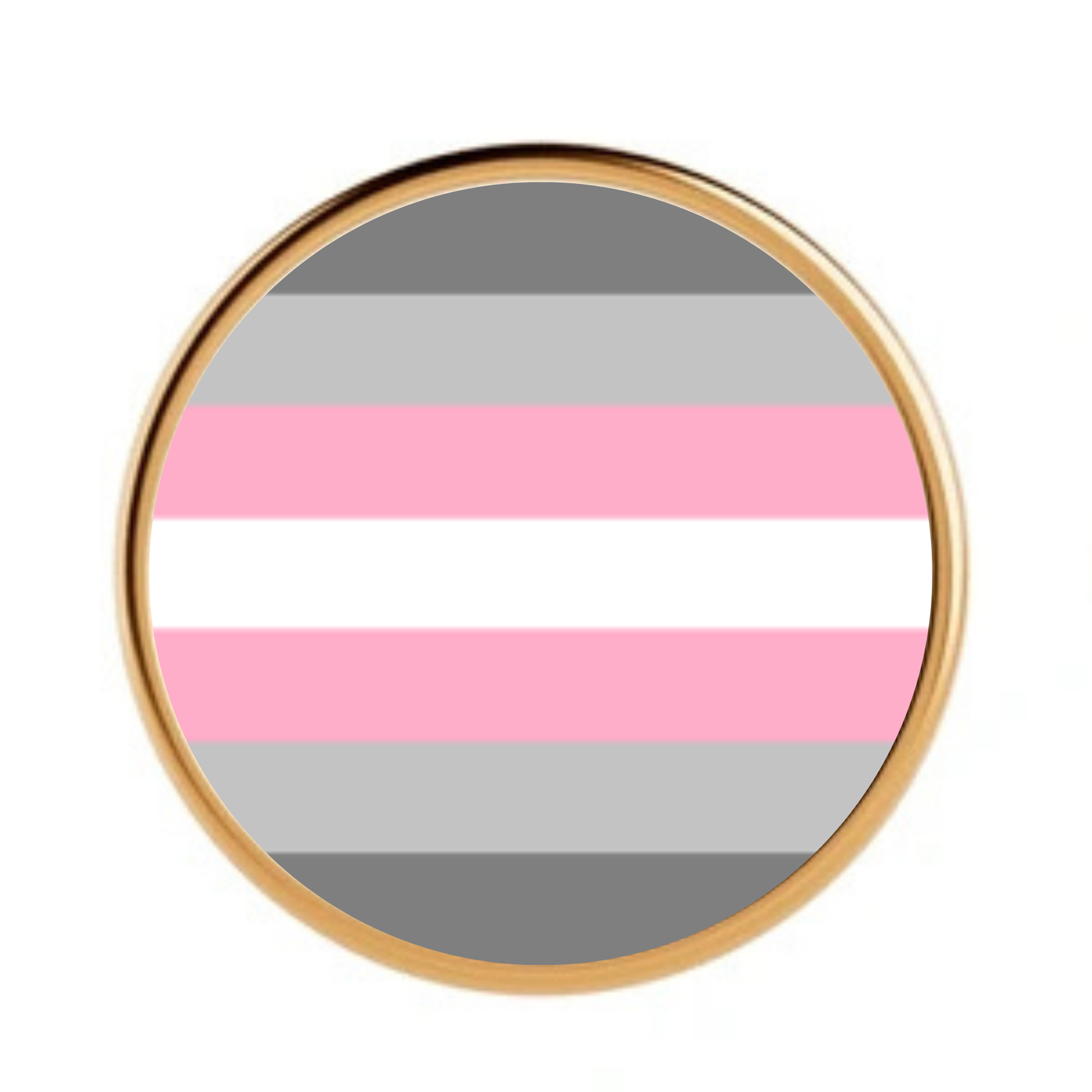 Demigirl Pride badge from Simply Smitten