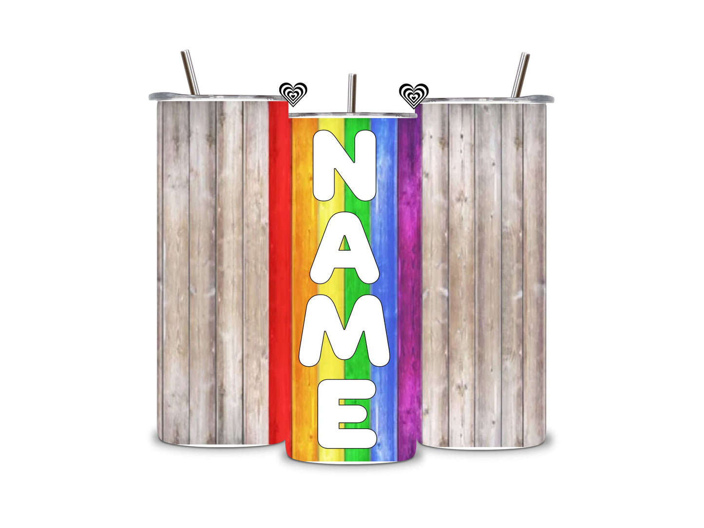 Pride Thermal Skinny Tumbler Personalised