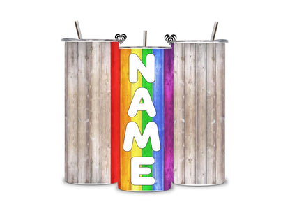 Pride Thermal Skinny Tumbler Personalised