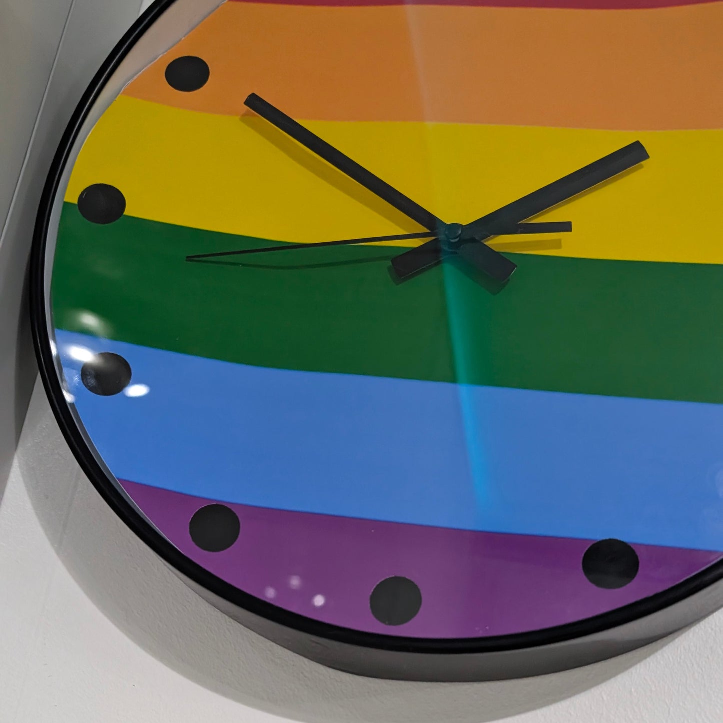 Gay Flag Clock