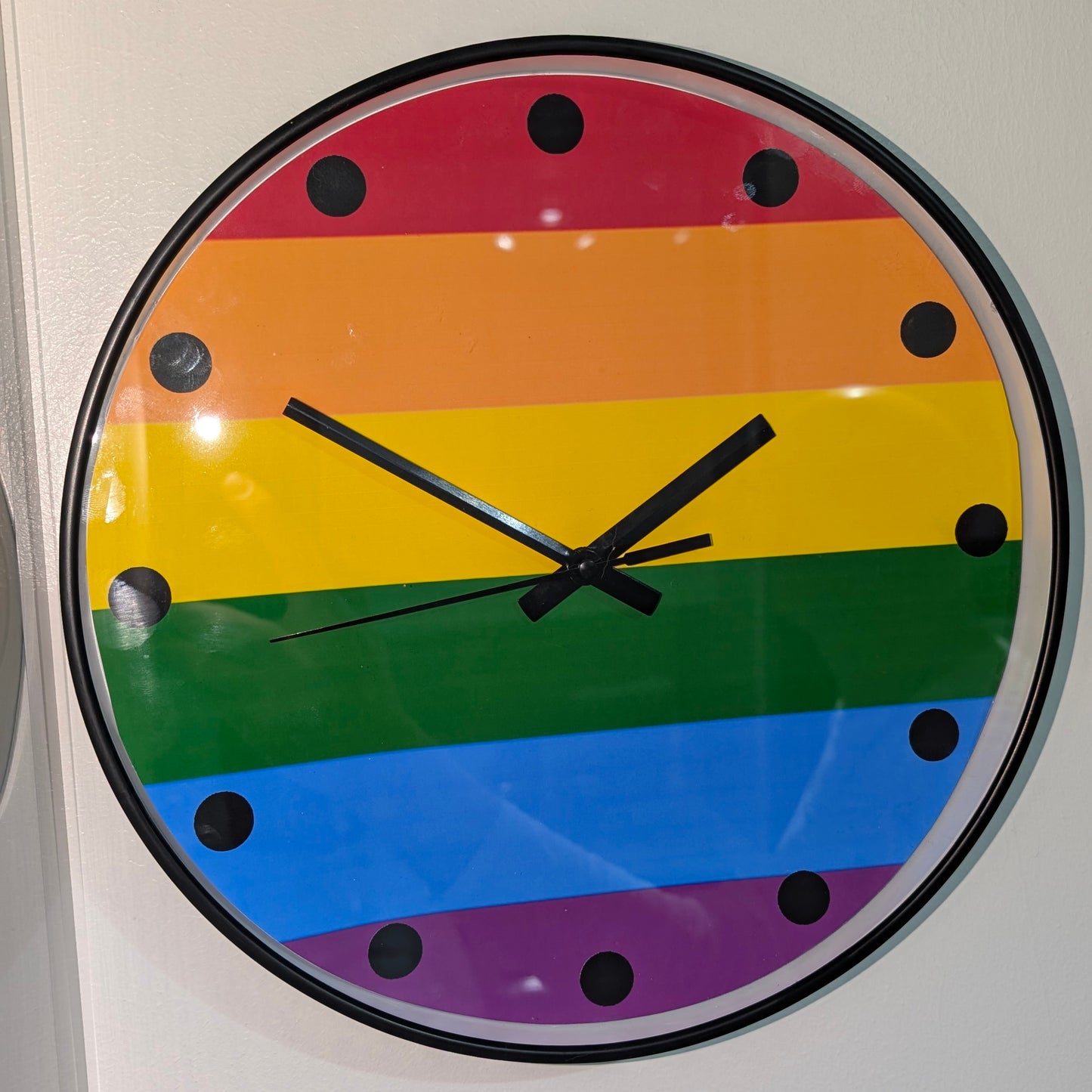 Gay Flag Clock