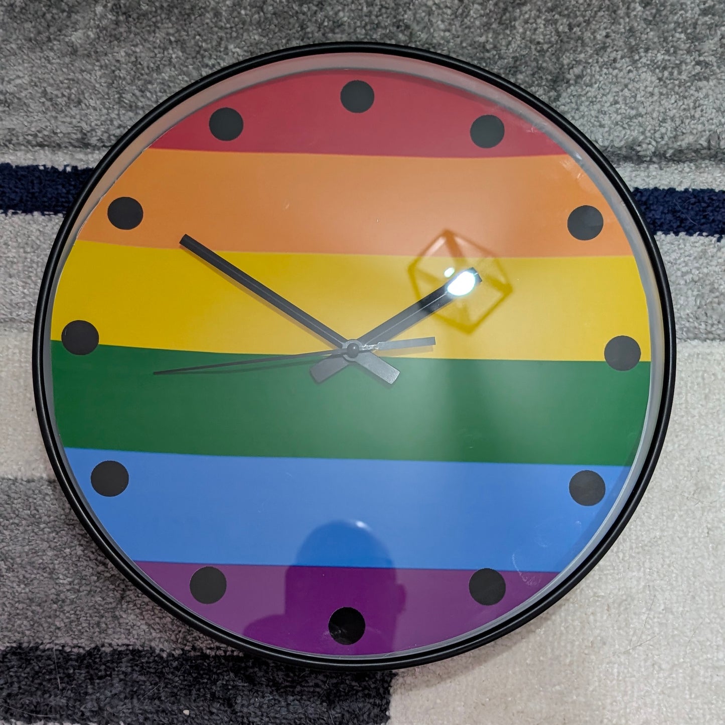 Gay Flag Clock