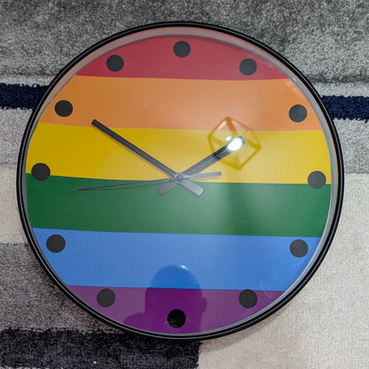 Gay Flag Clock