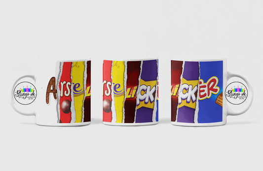 Arse Licker - Personalised Novelty Choco Mug