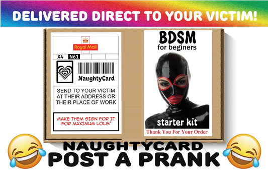 BDSM Postal Prank from NaughtyCard Front View