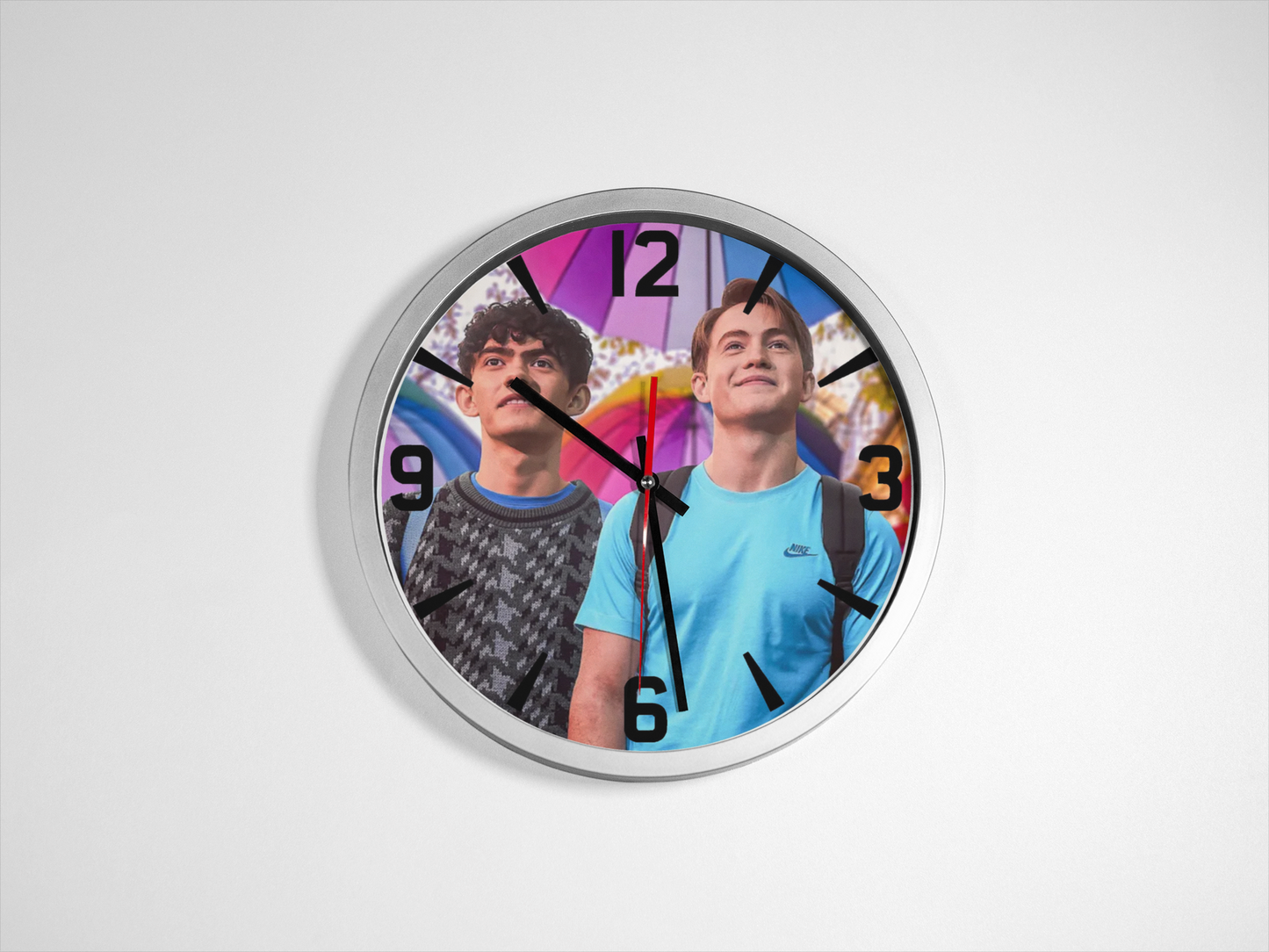 Charlie And Nick Clock