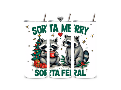 Sorta Merry Thermal Skinny Tumbler