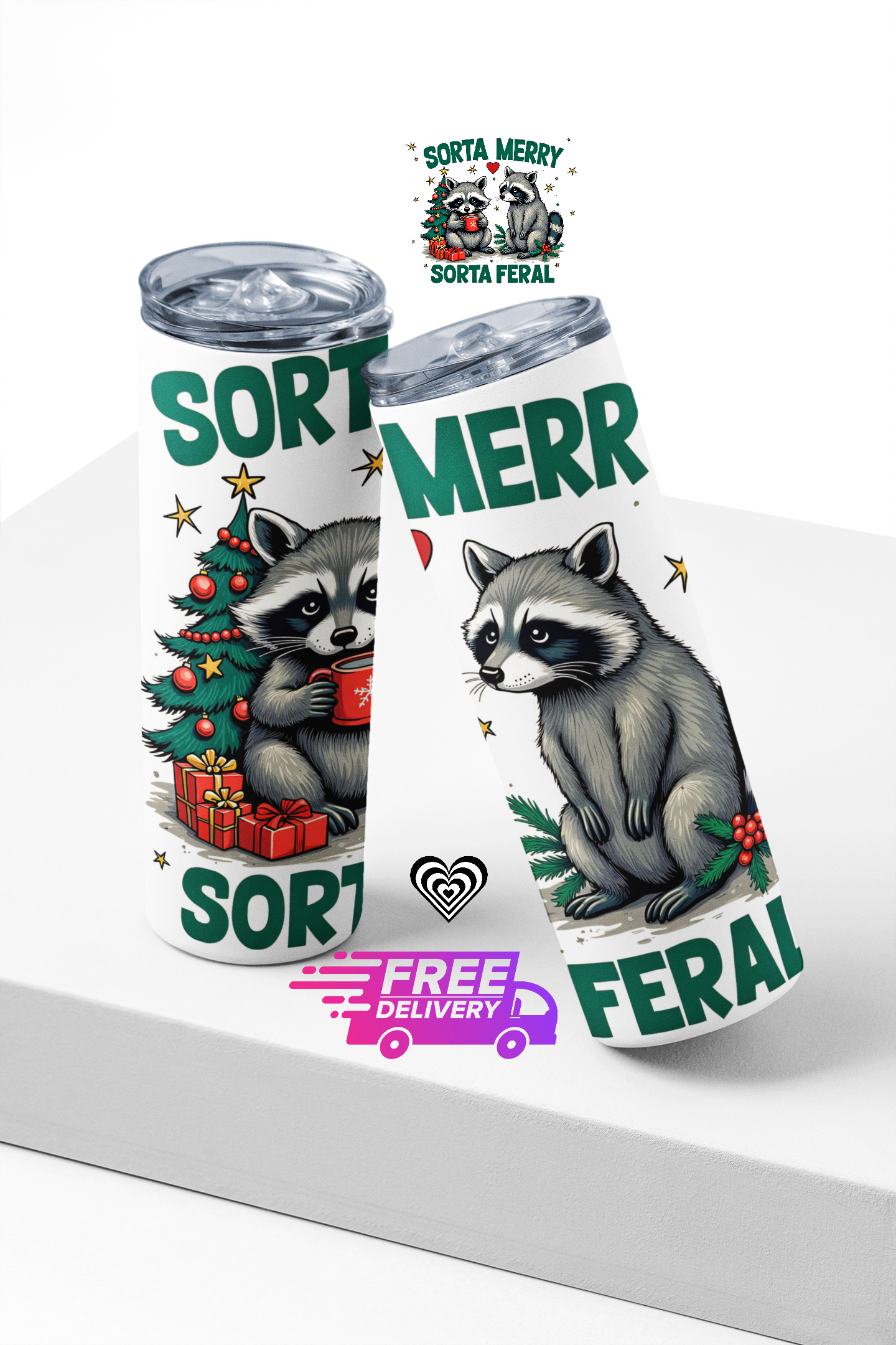 Sorta Merry Thermal Skinny Tumbler