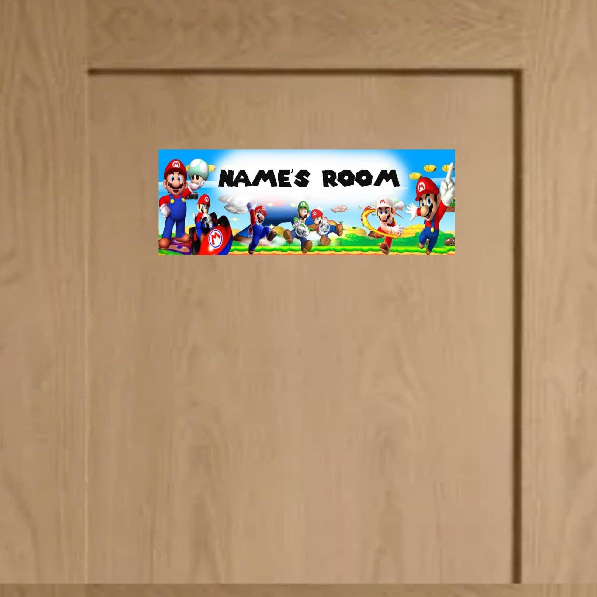 Mario Metal Door Sign – The Smitten Society