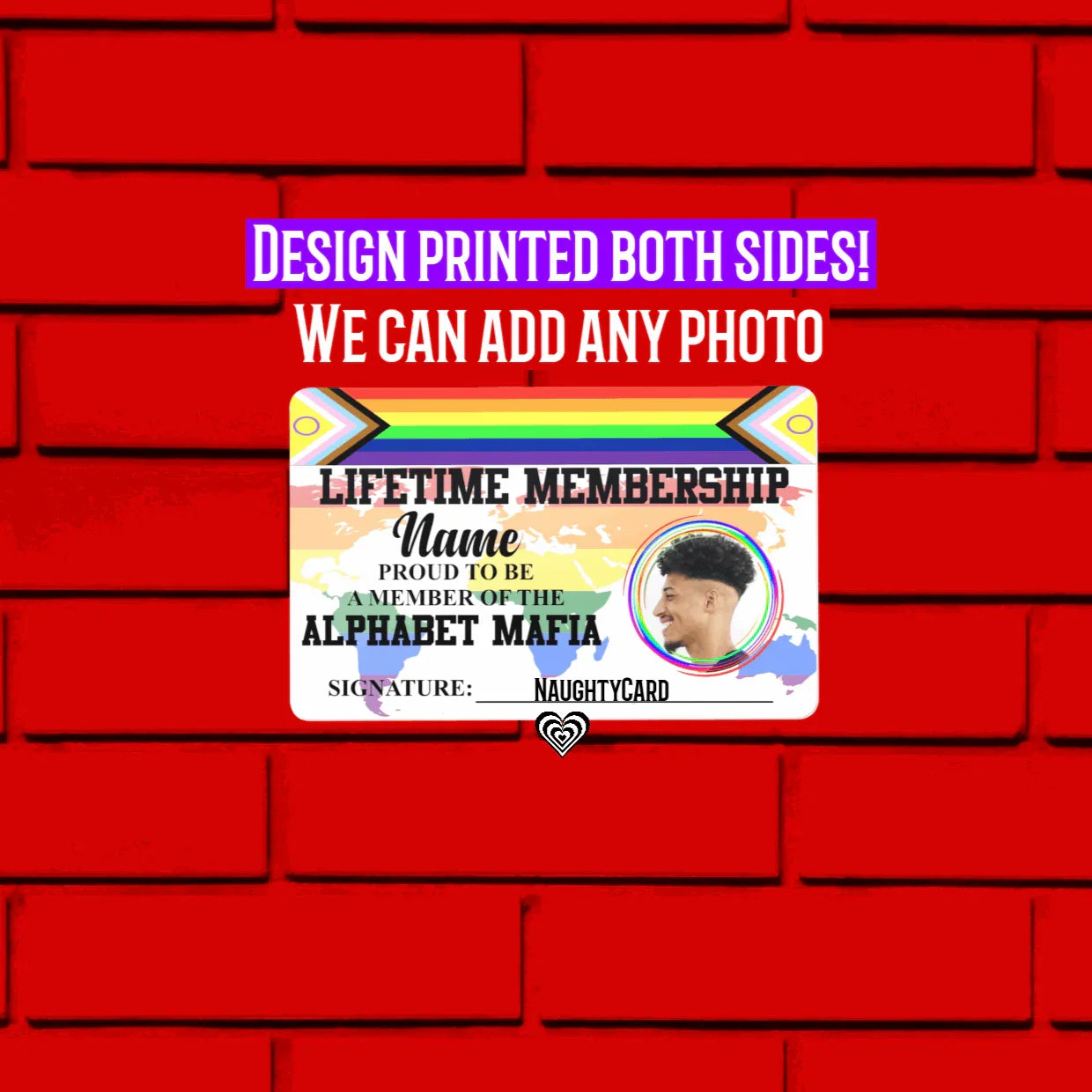 Alphabet Mafia, LGBTQ Membership Card