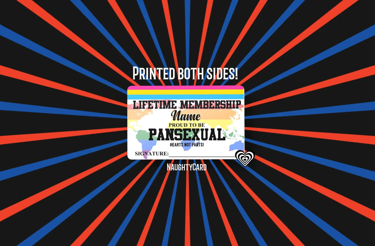 Pansexual Card, LGBTQ Membership Card