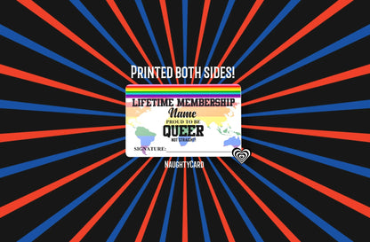 Queer Card, LGBTQ Membership Card