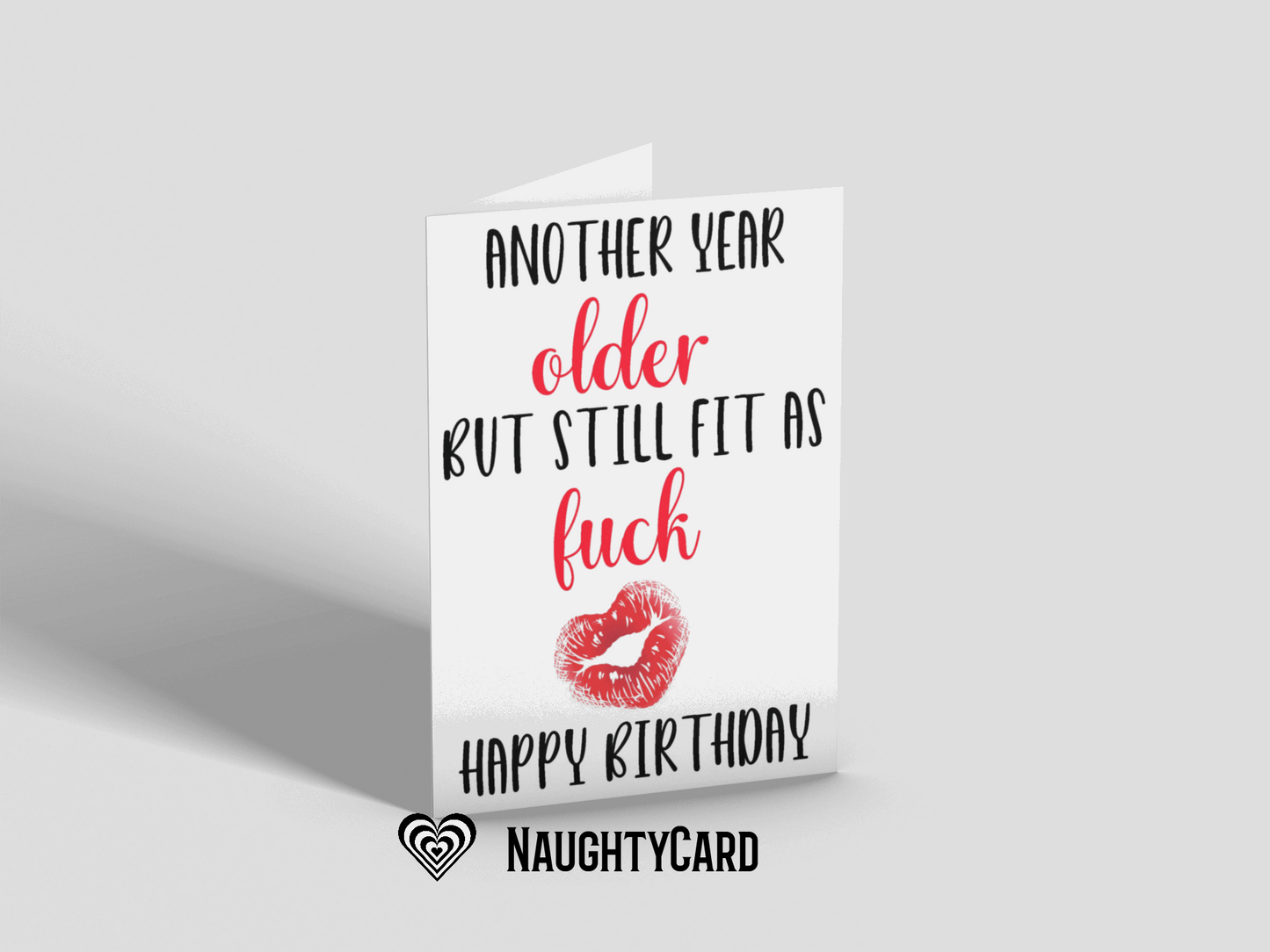 Fit as fuck birthday card