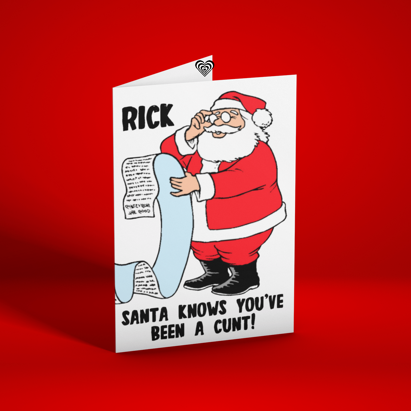 Adult Swearing Christmas Card Naughty Chistmas Card