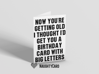 Personalised Funny Birthday Card