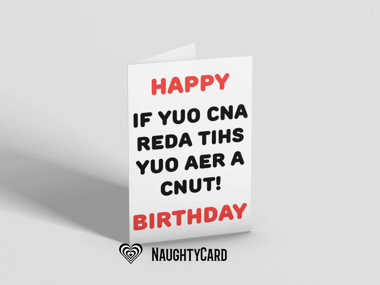 Funny Rude Birthday Card