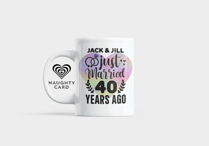 Anniversary Mug - Just Married