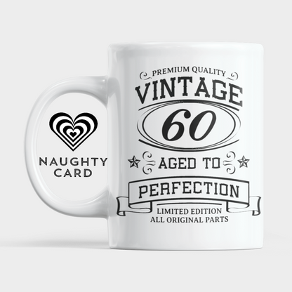 60th Birthday Gift - Mug from Naughty Card