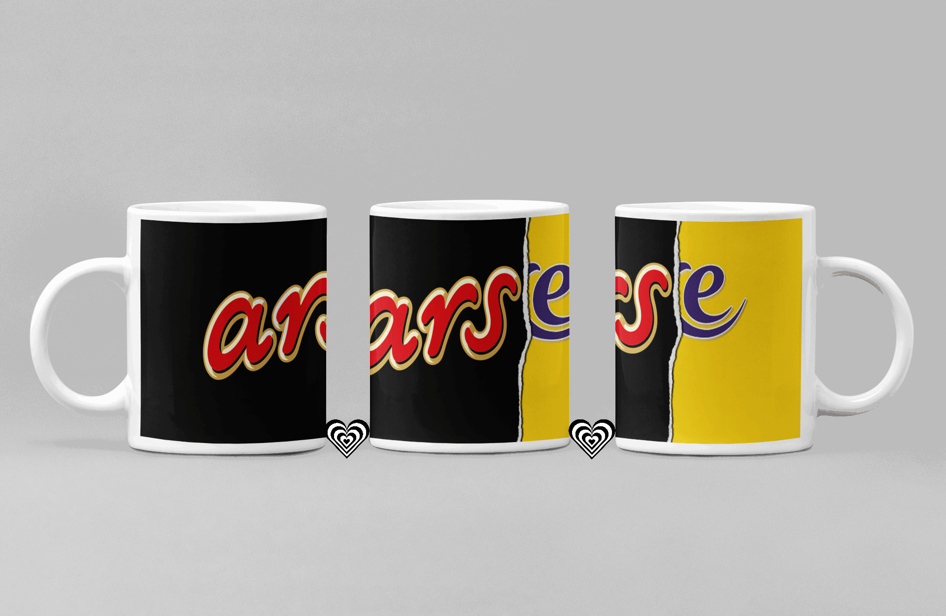 Arse - Personalised Novelty Chocolate Mug
