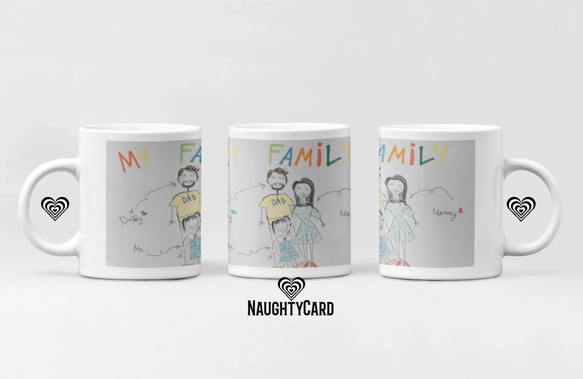 12 x MUG'S - Naughty Card